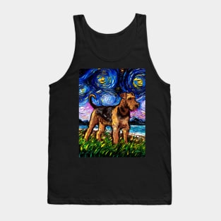 Airedale Terrier Night Tank Top